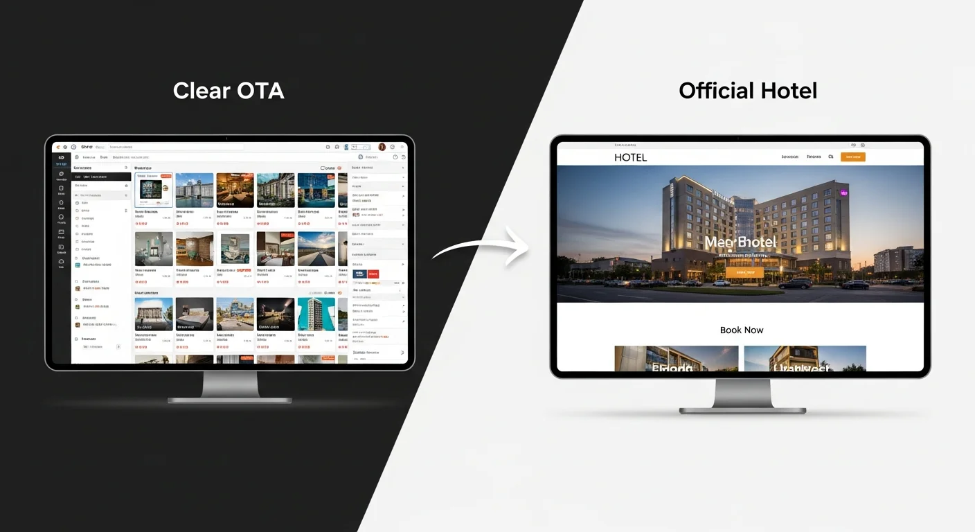 【戦略編】OTA依存から脱却！自社サイトへの直接予約を増やす4つの方法