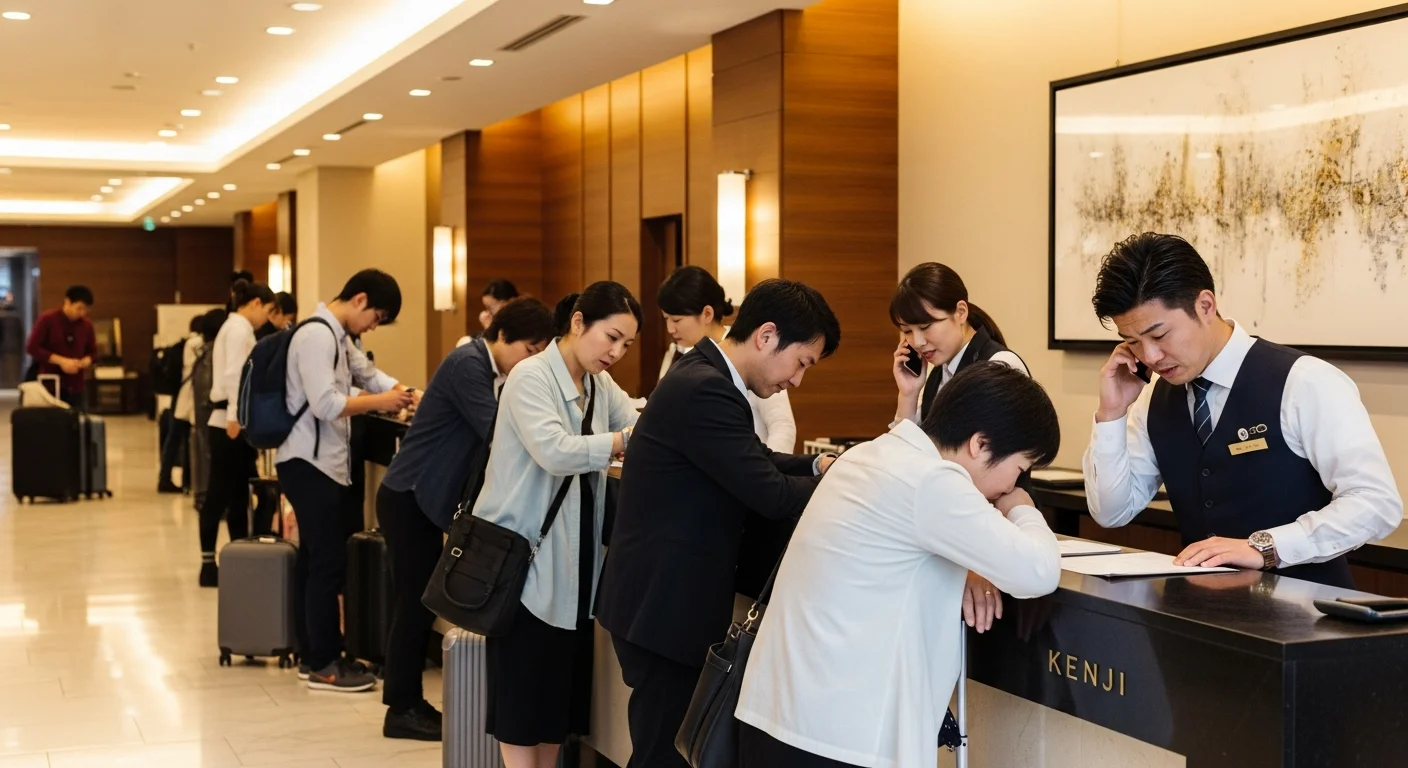 なぜホテルのチェックインに行列ができるのか？主な3つの原因