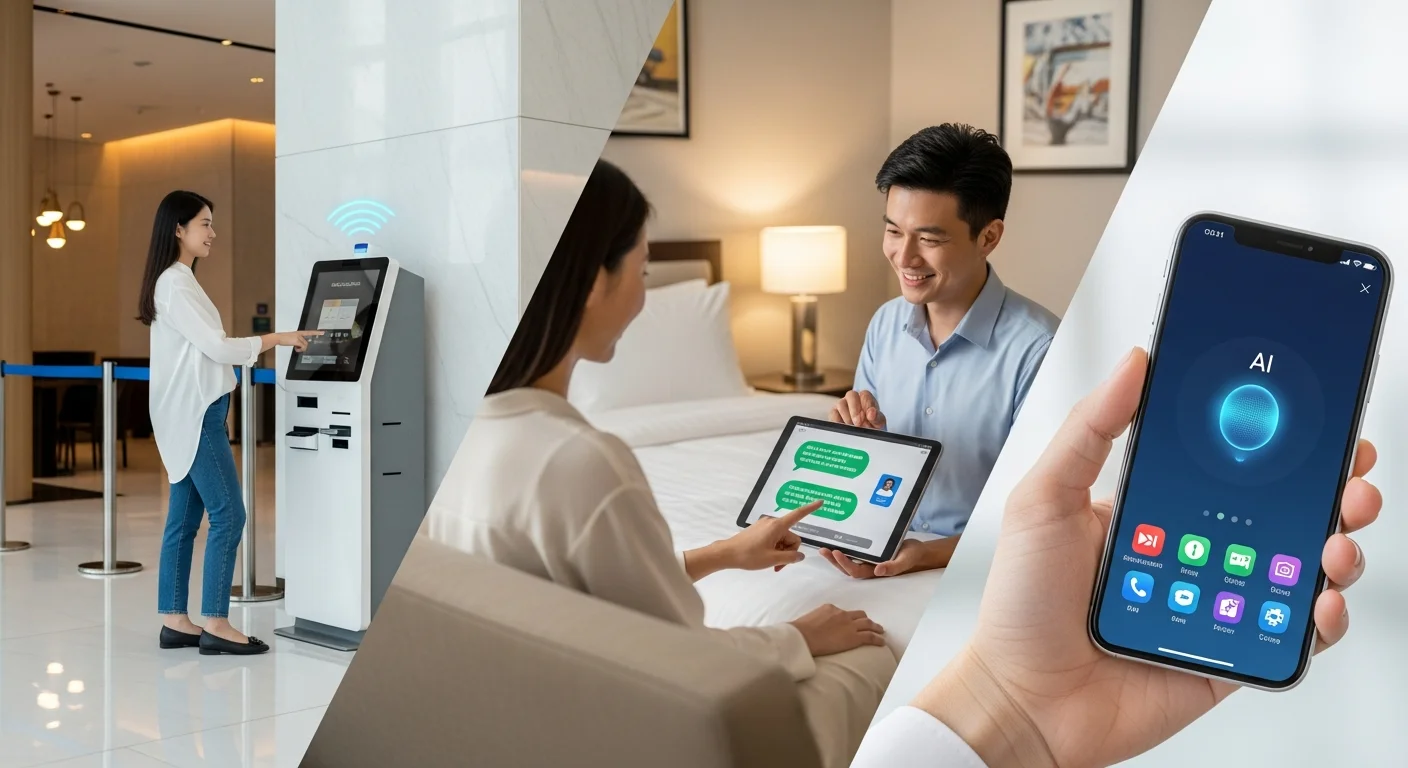 ホテルで自動化できる案内業務の具体例