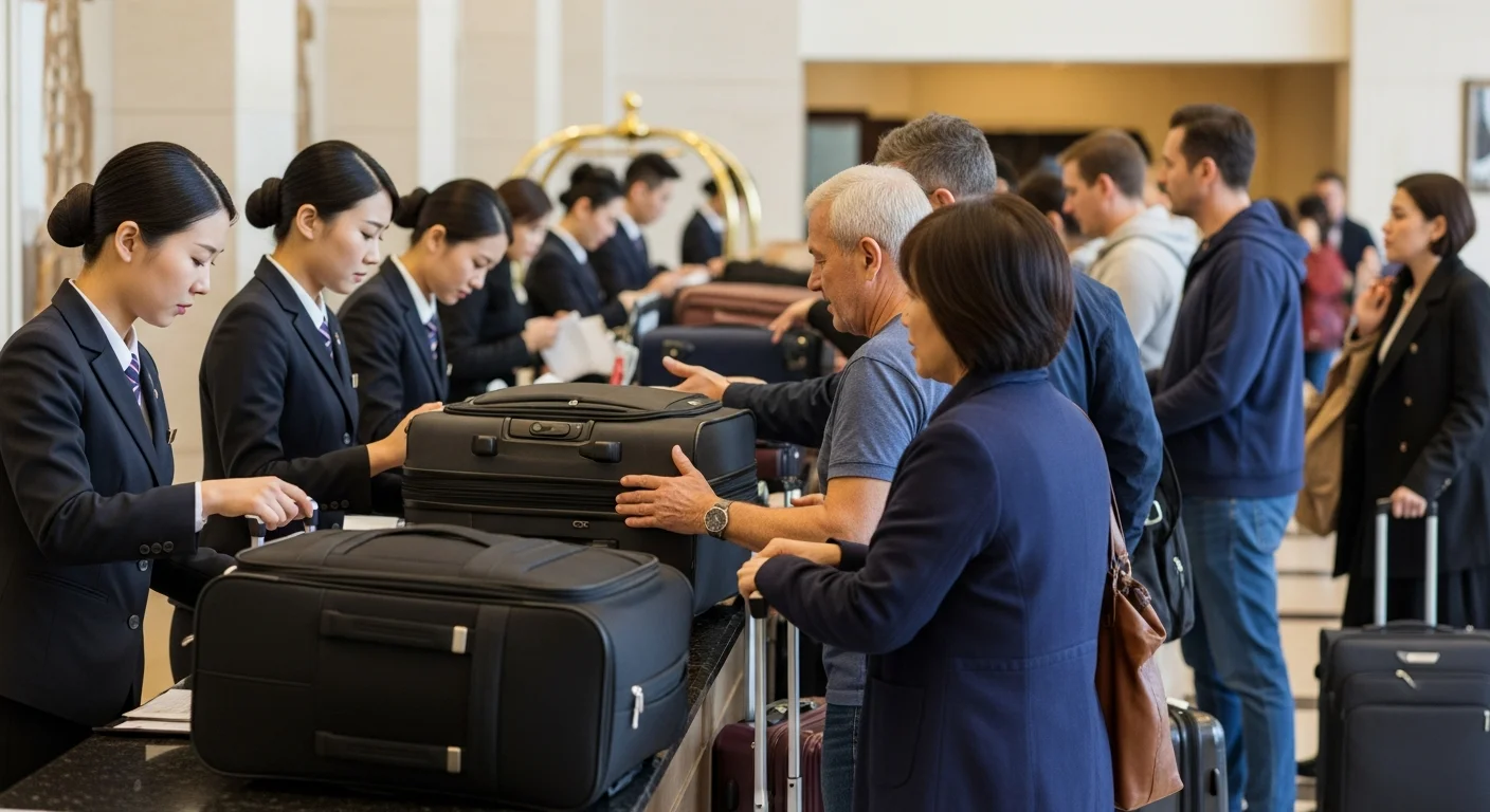 フロント業務を圧迫していませんか？ホテルが抱える荷物預かり・案内の課題