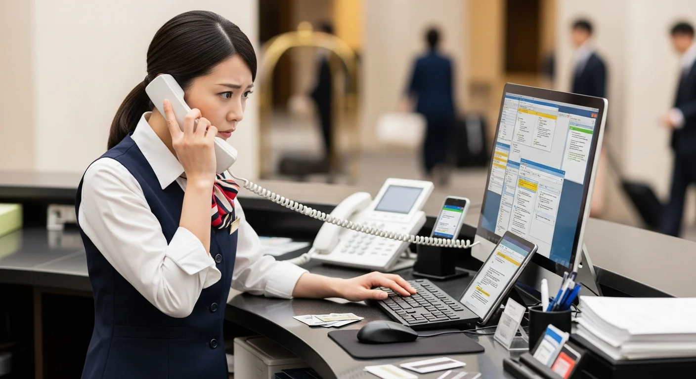 外国人宿泊客からの問い合わせ対応、こんな課題はありませんか？