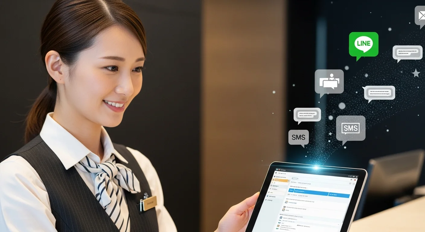 PMS連携メッセージ配信とは？宿泊施設の課題を解決する仕組みを解説