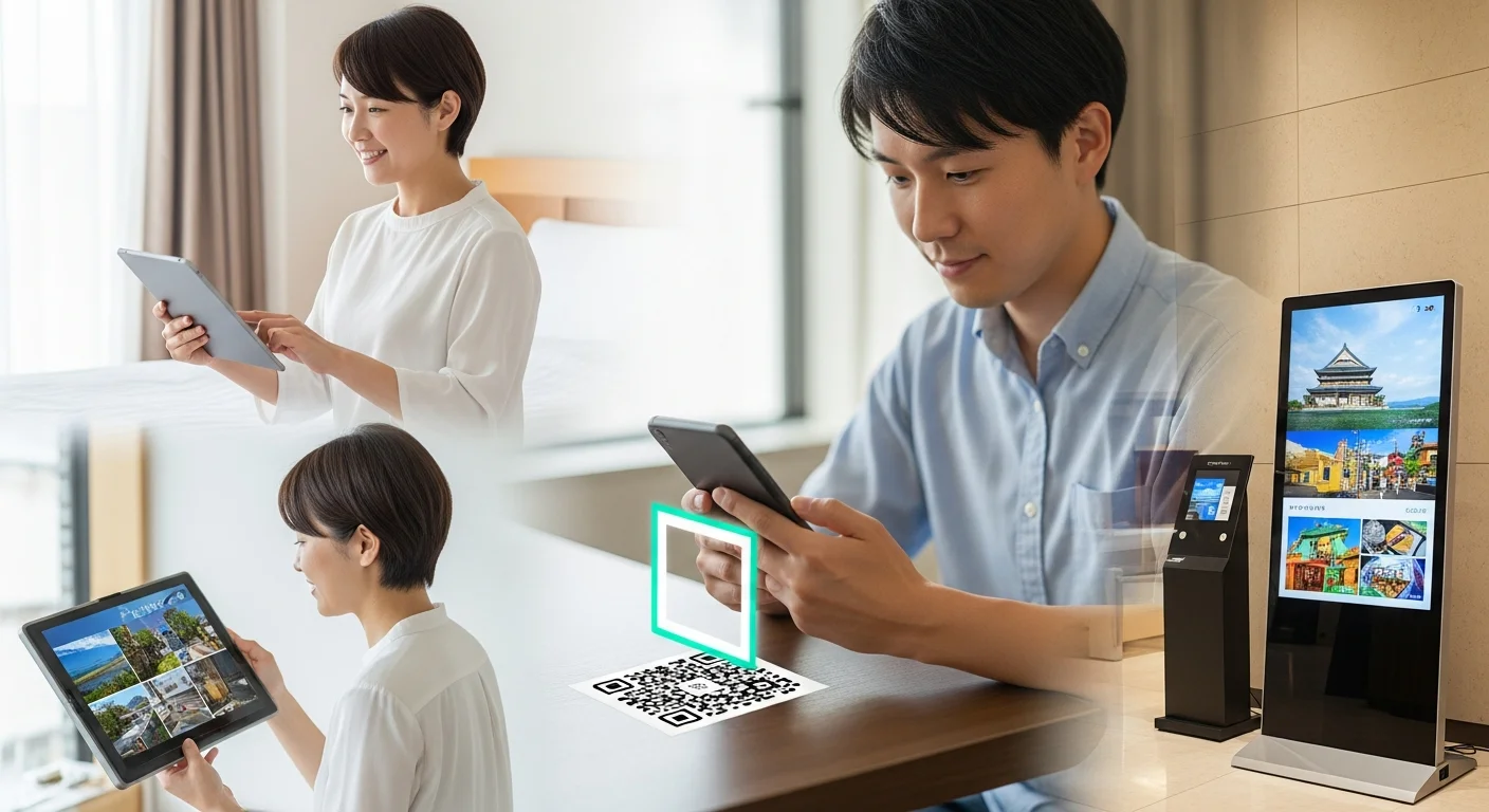 【目的別】近隣観光案内のデジタル化を実現する主なツール